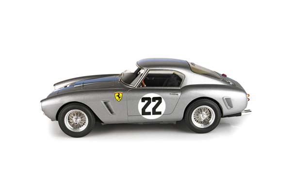 FERRARI 250 SWB 24H LE MANS 1960 CAR N. 22 NOBLET - HELDE / ФЕРРАРИ 250 СВБ 24Х ЛЕ-МАН 1960 АВТОМОБИЛЬ № 22 1:18 — фото 4