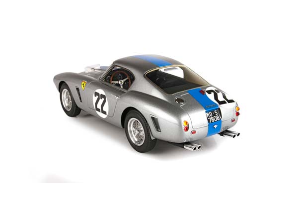 FERRARI 250 SWB 24H LE MANS 1960 CAR N. 22 NOBLET - HELDE / ФЕРРАРИ 250 СВБ 24Х ЛЕ-МАН 1960 АВТОМОБИЛЬ № 22 1:18 — фото 5