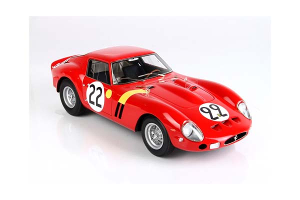 FERRARI 250 GTO LE MANS 1962 RED CORSA / ФЕРРАРИ 250 ГТО ЛЕ-МАН 1962 1:18 КРАСНЫЙ — фото 3