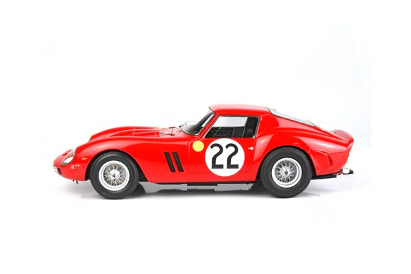 FERRARI 250 GTO LE MANS 1962 RED CORSA / ФЕРРАРИ 250 ГТО ЛЕ-МАН 1962 1:18 КРАСНЫЙ — фото 4