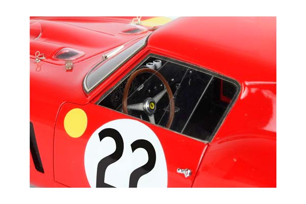 FERRARI 250 GTO LE MANS 1962 RED CORSA / ФЕРРАРИ 250 ГТО ЛЕ-МАН 1962 1:18 КРАСНЫЙ — фото 8