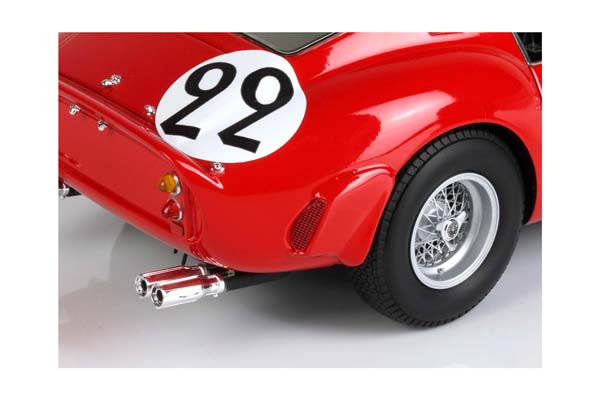 FERRARI 250 GTO LE MANS 1962 RED CORSA / ФЕРРАРИ 250 ГТО ЛЕ-МАН 1962 1:18 КРАСНЫЙ — фото 9