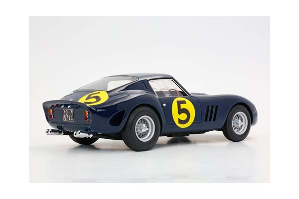 FERRARI 250 GTO 1962 S/N 3589 RACE NUMBER 5 TOURIST TROPHY GOODWOOD - MICHAEL PARKES / ФЕРРАРИ 250 ГТО 1962 С № 3589 ГОНОЧНЫЙ № 5 1:18 — фото 4