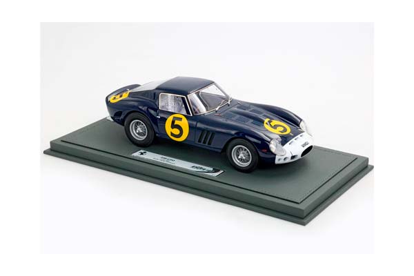 FERRARI 250 GTO 1962 S/N 3589 RACE NUMBER 5 TOURIST TROPHY GOODWOOD - MICHAEL PARKES / ФЕРРАРИ 250 ГТО 1962 С № 3589 ГОНОЧНЫЙ № 5 1:18 — фото 1