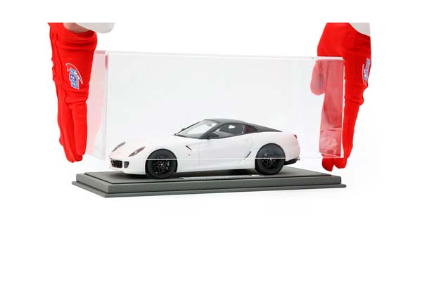 FERRARI 599 GTB FIORANO 2006 AUTOMATIC GEAR - MADE IN ITALY MATT WHITE / ФЕРРАРИ 599 ГТБ 2006 АВТОМАТ 1:18 БЕЛЫЙ — фото 3