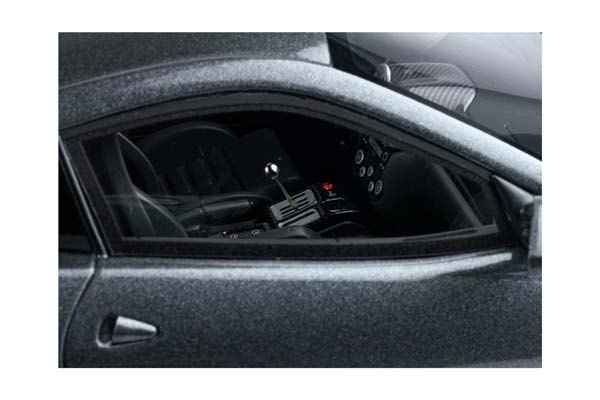 FERRARI 599 GTB FIORANO 2006 MANUAL GEAR - MADE IN ITALY SILVERSTONE GREY / ФЕРРАРИ 599 ГТБ 2006 МЕХАНИКА 1:18 СЕРЫЙ — фото 7
