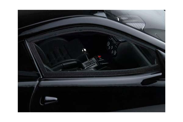 FERRARI 599 GTB FIORANO 2006 MANUAL GEAR - MADE IN ITALY DS BLACK / ФЕРРАРИ 599 ГТБ 2006 МЕХАНИКА 1:18 ЧЕРНЫЙ — фото 7