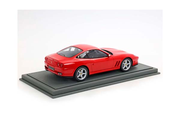 FERRARI 550 MARANELLO 1996 - MADE IN ITALY ROSSO CORSA - BLACK / ФЕРРАРИ 550 МАРАНЕЛЛО 1996 1:18 КРАСНЫЙ — фото 3