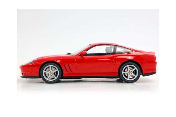 FERRARI 550 MARANELLO 1996 - MADE IN ITALY ROSSO CORSA - BLACK / ФЕРРАРИ 550 МАРАНЕЛЛО 1996 1:18 КРАСНЫЙ — фото 4