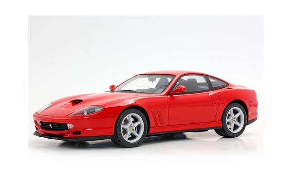 FERRARI 550 MARANELLO 1996 - MADE IN ITALY ROSSO CORSA - BLACK / ФЕРРАРИ 550 МАРАНЕЛЛО 1996 1:18 КРАСНЫЙ — фото 5