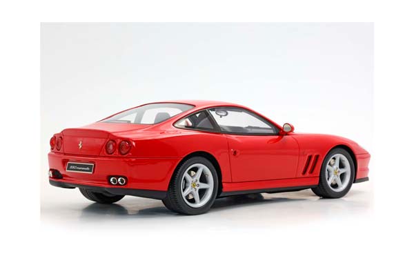 FERRARI 550 MARANELLO 1996 - MADE IN ITALY ROSSO CORSA - BLACK / ФЕРРАРИ 550 МАРАНЕЛЛО 1996 1:18 КРАСНЫЙ — фото 6