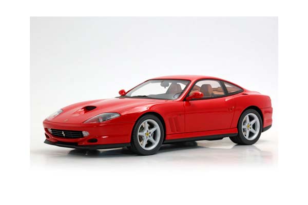 FERRARI 550 MARANELLO 1996 - MADE IN ITALY ROSSO CORSA - BEIGE / ФЕРРАРИ 550 МАРАНЕЛЛО 1996 1:18 КРАСНЫЙ — фото 3