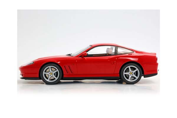 FERRARI 550 MARANELLO 1996 - MADE IN ITALY ROSSO CORSA - BEIGE / ФЕРРАРИ 550 МАРАНЕЛЛО 1996 1:18 КРАСНЫЙ — фото 5