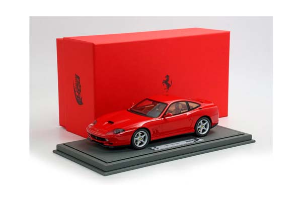 FERRARI 550 MARANELLO 1996 - MADE IN ITALY ROSSO CORSA - BEIGE / ФЕРРАРИ 550 МАРАНЕЛЛО 1996 1:18 КРАСНЫЙ — фото 9