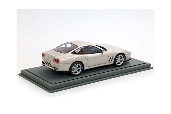 FERRARI 550 MARANELLO 1996 - MADE IN ITALY GRIGIO INGRID - BORDEAUX / ФЕРРАРИ 550 МАРАНЕЛЛО 1996 1:18 БОРДОВЫЙ — фото 3