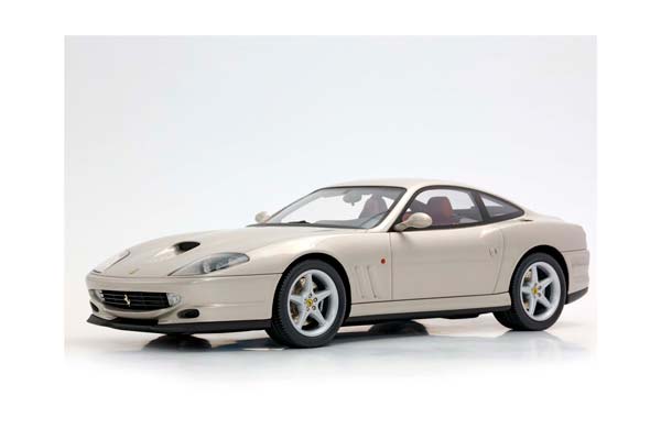 FERRARI 550 MARANELLO 1996 - MADE IN ITALY GRIGIO INGRID - BORDEAUX / ФЕРРАРИ 550 МАРАНЕЛЛО 1996 1:18 БОРДОВЫЙ — фото 5