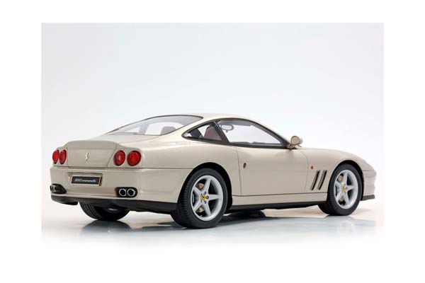 FERRARI 550 MARANELLO 1996 - MADE IN ITALY GRIGIO INGRID - BORDEAUX / ФЕРРАРИ 550 МАРАНЕЛЛО 1996 1:18 БОРДОВЫЙ — фото 6
