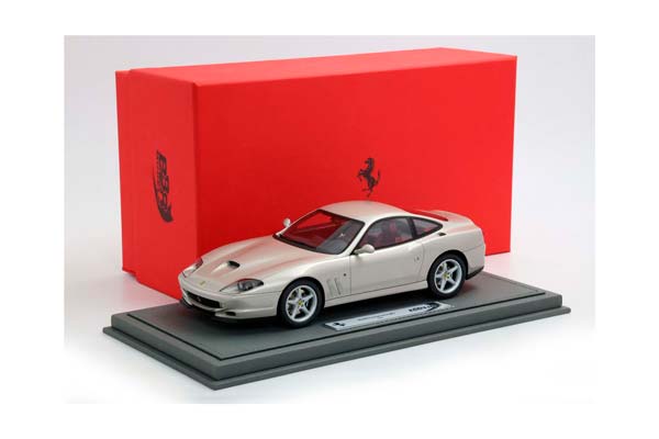 FERRARI 550 MARANELLO 1996 - MADE IN ITALY GRIGIO INGRID - BORDEAUX / ФЕРРАРИ 550 МАРАНЕЛЛО 1996 1:18 БОРДОВЫЙ — фото 10