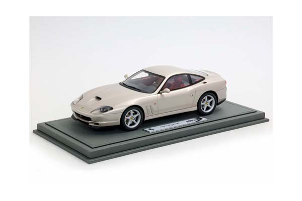 FERRARI 550 MARANELLO 1996 - MADE IN ITALY GRIGIO INGRID - BORDEAUX / ФЕРРАРИ 550 МАРАНЕЛЛО 1996 1:18 БОРДОВЫЙ