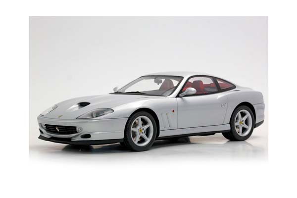 FERRARI 550 MARANELLO 1996 EX SCHUMACHER - MADE IN ITALY ARGENTO NURBURGRING - RED / ФЕРРАРИ 550 МАРАНЕЛЛО 1996 ЕКС СКХУМАКХЕР 1:18 КРАСНЫЙ — фото 4
