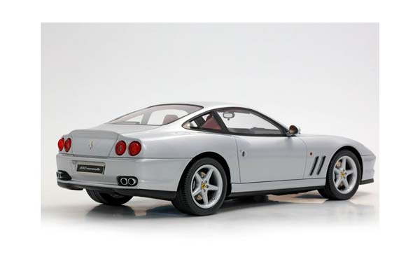 FERRARI 550 MARANELLO 1996 EX SCHUMACHER - MADE IN ITALY ARGENTO NURBURGRING - RED / ФЕРРАРИ 550 МАРАНЕЛЛО 1996 ЕКС СКХУМАКХЕР 1:18 КРАСНЫЙ — фото 5