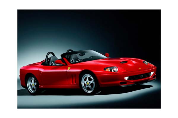 FERRARI 550 BARCHETTA 2000 - MADE IN ITALY ROSSO CORSA - BLACK INTERIOR / ФЕРРАРИ 550 БАРКХЕТТА 2000 1:18 КРАСНЫЙ