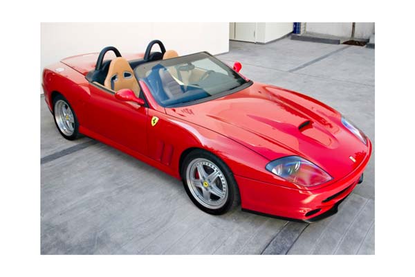 FERRARI 550 BARCHETTA 2000 - MADE IN ITALY ROSSO CORSA - BEIGE INTERIOR / ФЕРРАРИ 550 БАРКХЕТТА 2000 1:18 КРАСНЫЙ