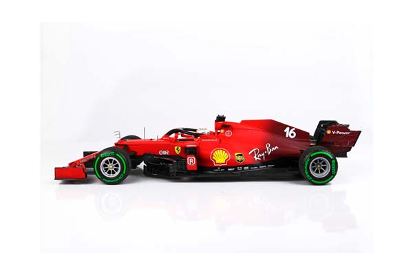 FERRARI SF21 GRAN PREMIO DEL MADE IN ITALY E DELL EMILIA ROMAGNA C. LECLERC CAR N.16 GREEN INTERMEDIATE TIRES / ФЕРРАРИ СФ21 ГРАН ПРЕМИО ДЕЛ Е ДЕЛЛ ЕМИЛИА РОМАГНА К 1:18 ЗЕЛЕНЫЙ — фото 4