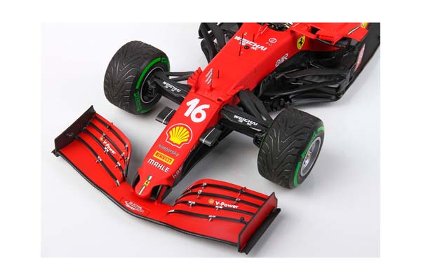 FERRARI SF21 GRAN PREMIO DEL MADE IN ITALY E DELL EMILIA ROMAGNA C. LECLERC CAR N.16 GREEN INTERMEDIATE TIRES / ФЕРРАРИ СФ21 ГРАН ПРЕМИО ДЕЛ Е ДЕЛЛ ЕМИЛИА РОМАГНА К 1:18 ЗЕЛЕНЫЙ — фото 9