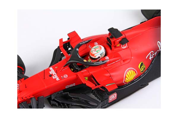 FERRARI SF21 GRAN PREMIO DEL MADE IN ITALY E DELL EMILIA ROMAGNA C. LECLERC CAR N. 16 RED SOFT TIRES / ФЕРРАРИ СФ21 ГРАН ПРЕМИО ДЕЛ Е ДЕЛЛ ЕМИЛИА РОМАГНА К 1:18 КРАСНЫЙ — фото 3