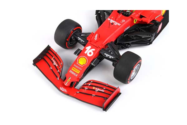 FERRARI SF21 GRAN PREMIO DEL MADE IN ITALY E DELL EMILIA ROMAGNA C. LECLERC CAR N. 16 RED SOFT TIRES / ФЕРРАРИ СФ21 ГРАН ПРЕМИО ДЕЛ Е ДЕЛЛ ЕМИЛИА РОМАГНА К 1:18 КРАСНЫЙ — фото 4