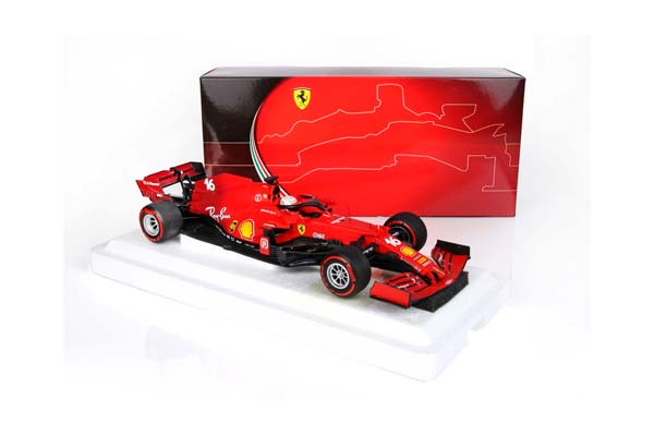 FERRARI SF21 GRAN PREMIO DEL MADE IN ITALY E DELL EMILIA ROMAGNA C. LECLERC CAR N. 16 RED SOFT TIRES / ФЕРРАРИ СФ21 ГРАН ПРЕМИО ДЕЛ Е ДЕЛЛ ЕМИЛИА РОМАГНА К 1:18 КРАСНЫЙ