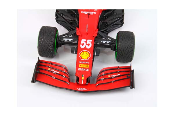 FERRARI SF21 GRAN PREMIO DEL MADE IN ITALY E DELL EMILIA ROMAGNA C. SAINZ CAR N. 55 GREEN INTERMEDIATE TIRES / ФЕРРАРИ СФ21 ГРАН ПРЕМИО ДЕЛ Е ДЕЛЛ ЕМИЛИА РОМАГНА К 1:18 ЗЕЛЕНЫЙ — фото 8