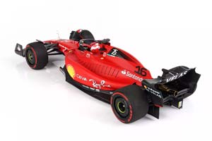 FERRARI F1-75 TEAM SCUDERIA FERRARI N 16 WINNER BAHRAIN GP 2022 CHARLES LECLERC - CON VETRINA - WITH SHOWCASE, RED — фото 2