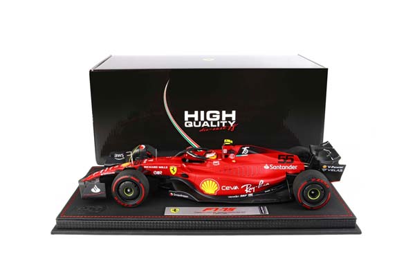 FERRARI F1-75 G.P BAHRAIN 2022 C.SAINZ / ФЕРРАРИ Ф1-75 Г П БАХРАИН 2022 К САИНЗ 1:18 — фото 10