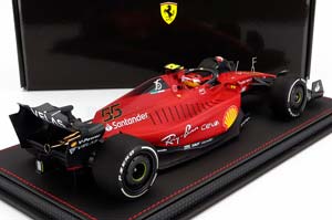 FERRARI F1-75 TEAM SCUDERIA FERRARI N 55 AUSTRALIAN GP 2022 CARLOS SAINZ - CON VETRINA - WITH SHOWCASE, RED — фото 2