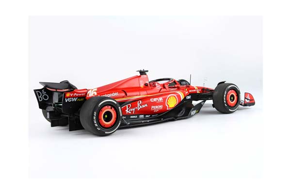 FERRARI SF24 AUSTRALIAN GP 2024 DIECAST - LUXURY PACKAGING C. LECLERC 2ND POSITION / ФЕРРАРИ СФ24 АВСТРАЛИЙСКИЙ ГРАН-ПРИ 2024 1:18 — фото 5