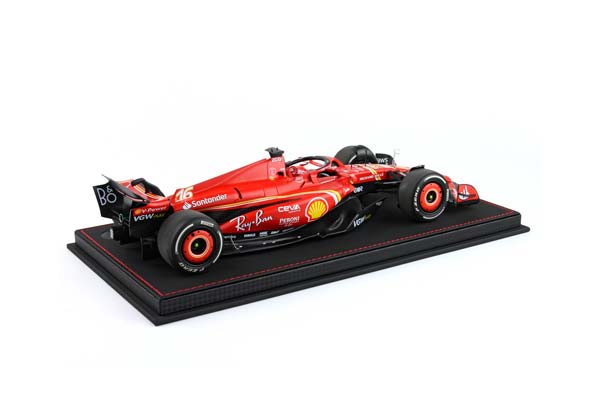 FERRARI SF24 AUSTRALIAN GP 2024 DIECAST - LUXURY PACKAGING C. LECLERC 2ND POSITION / ФЕРРАРИ СФ24 АВСТРАЛИЙСКИЙ ГРАН-ПРИ 2024 1:18 — фото 2