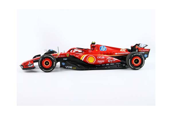 FERRARI SF24 MONACO GP 2024 DIECAST - LUXURY PACKAGING C. SAINZ 3RD POSITION / ФЕРРАРИ СФ24 МОНАКО ГРАН-ПРИ 2024 1:18 — фото 4