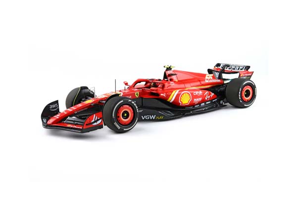 FERRARI SF24 AUSTRALIAN GP 2024 DIECAST - LUXURY PACKAGING C. SAINZ-FIRST PLACE / ФЕРРАРИ СФ24 АВСТРАЛИЙСКИЙ ГРАН-ПРИ 2024 1:18 — фото 4