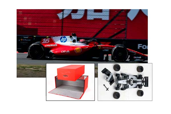 FERRARI SF26 F1 CHINESE GRAND PRIX - LECLERC - 4TH POSITION METAL DIECAST LUXURY PACK / ФЕРРАРИ СФ26 Ф1 КХИНЕСЕ ГРАН-ПРИ 1:18