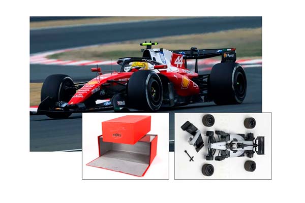FERRARI SF26 F1 CHINESE GRAND PRIX - HAMILTON - 3RD POSITION METAL DIECAST LUXURY PACK / ФЕРРАРИ СФ26 Ф1 КХИНЕСЕ ГРАН-ПРИ 1:18 — фото 1