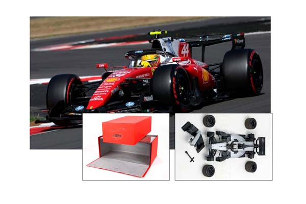 FERRARI SF26 F1 BRITISH GRAND PRIX - 3RD PLACE HAMILTON METAL DIECAST LUXURY PACK / ФЕРРАРИ СФ26 Ф1 БРИТАНСКИЙ ГРАН-ПРИ 1:18