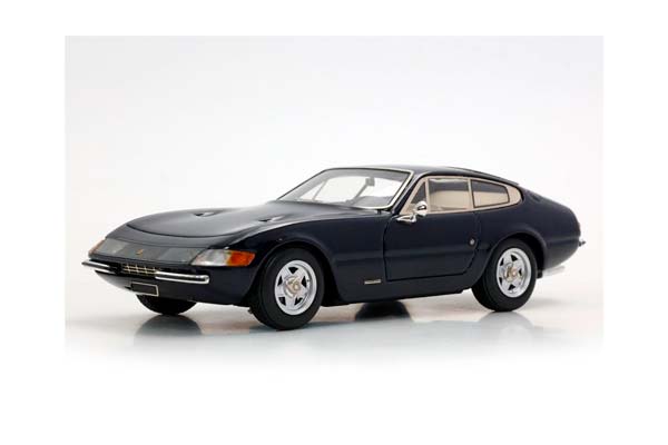 FERRARI 365 GTB/4 DAYTONA BLU POZZI - BEIGE INTERIOR / ФЕРРАРИ 365 ГТБ 4 ДАЙТОНА ПОЗЗИ 1:43 СИНИЙ — фото 4
