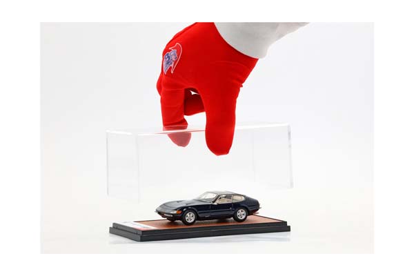 FERRARI 365 GTB/4 DAYTONA BLU POZZI - BEIGE INTERIOR / ФЕРРАРИ 365 ГТБ 4 ДАЙТОНА ПОЗЗИ 1:43 СИНИЙ — фото 6