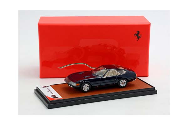 FERRARI 365 GTB/4 DAYTONA BLU POZZI - BEIGE INTERIOR / ФЕРРАРИ 365 ГТБ 4 ДАЙТОНА ПОЗЗИ 1:43 СИНИЙ — фото 7