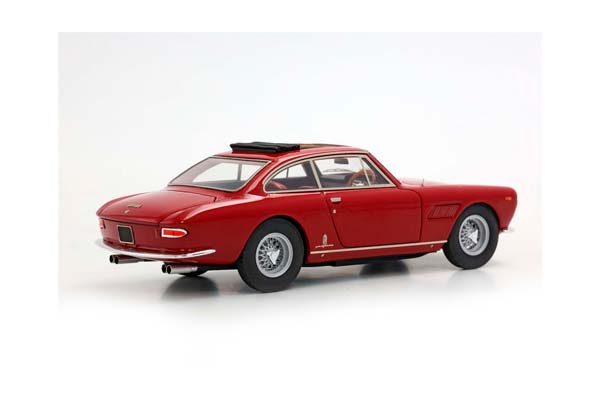 FERRARI 330 GT 2+2 TWINLIGHT AND OPEN ROOF BORDEAUX AND RED INTERIOR S/N 5863 / ФЕРРАРИ 330 ГТ 2+2 ТВИНЛИГХТ ОТКРЫТАЯ КРЫША БОРДЕАУКС САЛОН С 1:43 БОРДОВЫЙ — фото 4