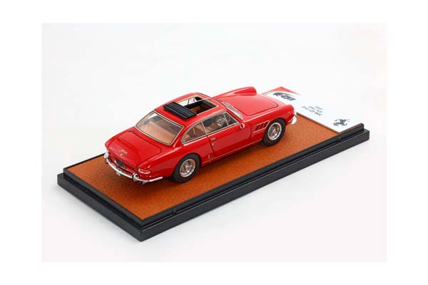 FERRARI 330 GT 2+2 SINGLE LIGHT AND OPEN ROOF RED AND CUOIO INTERIOR S/N 7843 / ФЕРРАРИ 330 ГТ 2+2 СИНГЛЕ ЛИГХТ ОТКРЫТАЯ КРЫША САЛОН С 1:43 КРАСНЫЙ — фото 3
