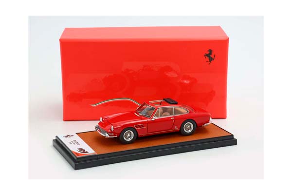 FERRARI 330 GT 2+2 SINGLE LIGHT AND OPEN ROOF RED AND CUOIO INTERIOR S/N 7843 / ФЕРРАРИ 330 ГТ 2+2 СИНГЛЕ ЛИГХТ ОТКРЫТАЯ КРЫША САЛОН С 1:43 КРАСНЫЙ — фото 7