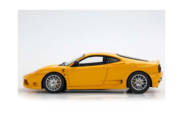 FERRARI 360 CHALLENGE STRADALE GIALLO MODENA WITH ITALIAN STRIPE / ФЕРРАРИ 360 КХАЛЛЕНГЕ СТРАДАЛЕ ИТАЛИАН ПОЛОСА 1:43 ЖЕЛТЫЙ — фото 5